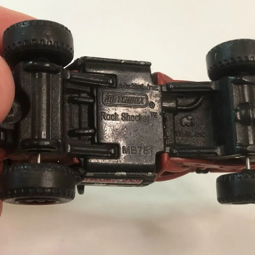 vintage‎ matchbox rock shocker 28 blue red off road vehicle